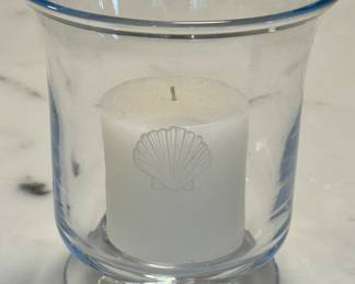 Simon Pearce Hurricane with Seashell Design