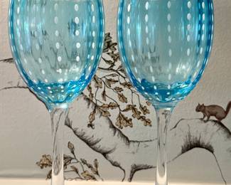 Hand Blown Wine Glasses