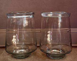 Handblown Glass Hurricanes