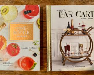 One Bottle Cocktail & The Art of the Bar Cart Books
