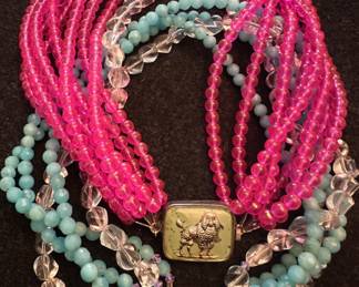 Beaded Necklaces with Sterling Silver Clasps