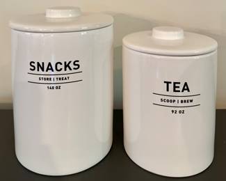 West Elm Canisters