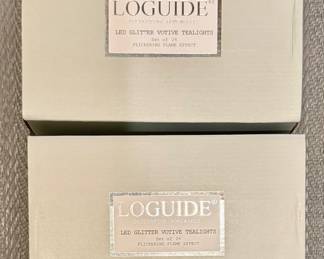 Loguide LED Glitter Votive Tealights