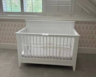 Pottery Barn White Crib