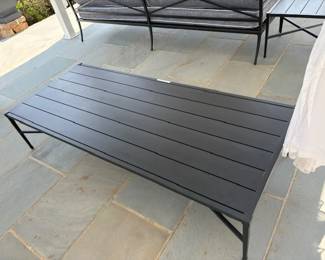 Restoration Hardware Trousdale Cast Iron Coffee Table