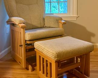 Dutailier Glider Rocker & Ottoman