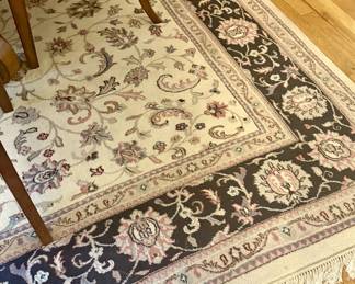 Area Rug (cream, navy, pink)