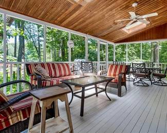 Outdoor cast aluminum furniture