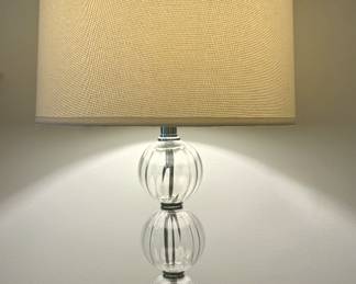 (2) Stacked Ball Lamps