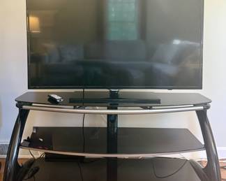Samsung TV & Modern TV Stand