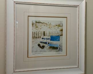 "My Spot Near the Dunes," Signed