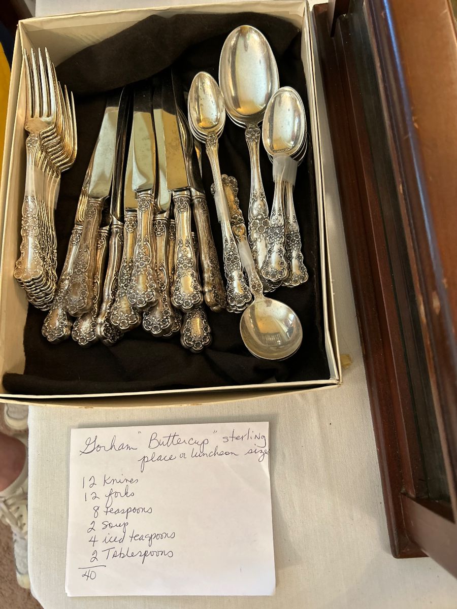 Set of Gorham Buttercup sterling, place size