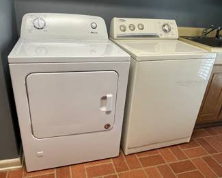 Amana washing machine and Whirlpool dryer