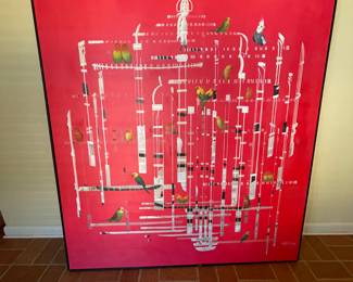 Large original oil painting by Tony Fey ,  “ The Bird Cage”