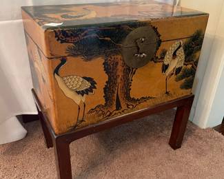 Asian box on stand