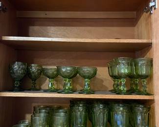 Green glassware