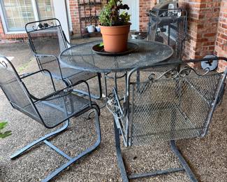 Meadowcraft table and chairs