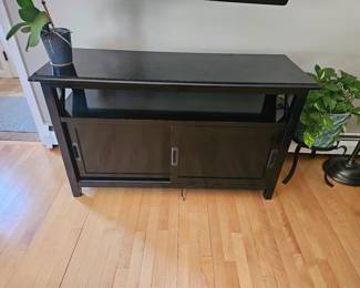 Black entertainment stand 