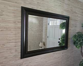 Mirror with dark frame 