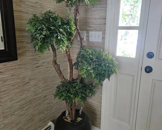 Tall Faux Potted Plant 