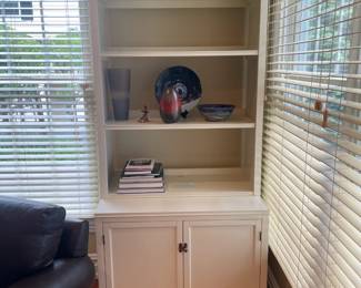 Pair of White Cabinets 75" High, 36" Wide, 23" Deep