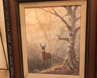 RC Davis vintage oil painting.
Circa 1980’s.