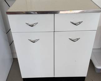 Metal storage cabinet