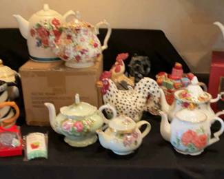 Assortment Of Tea Pots