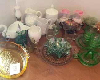 Fenton And Other Colored Glass