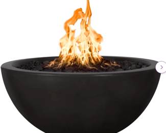 The Outdoor Plus Luna Concrete Fire Pit