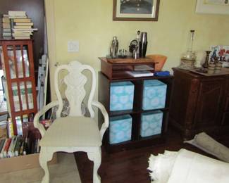books, chairs & storage shelves