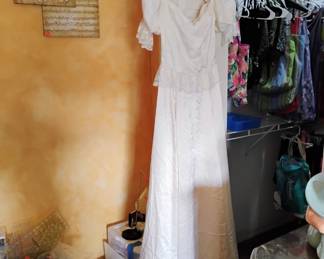 Vintage wedding dress 