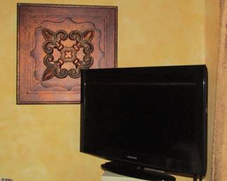 wall art and television
