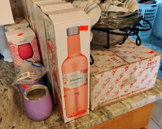 Wine tumblers for storing & drinking 