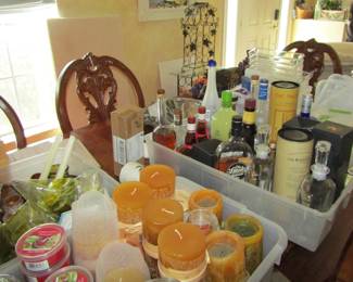 collectible bottles & candles