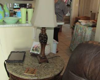 side tables & lamps