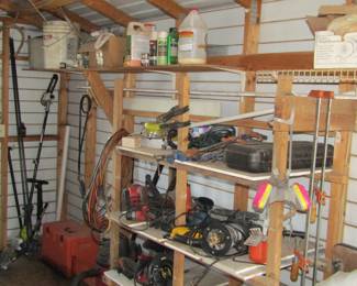 power tools, tool boxes