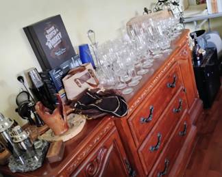Barware, glasses, serving sets & more