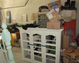 head board, display case and more