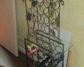 metal wine rack