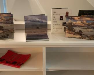 Nice selection of coffee table books, with assorted themes- including local and regional.