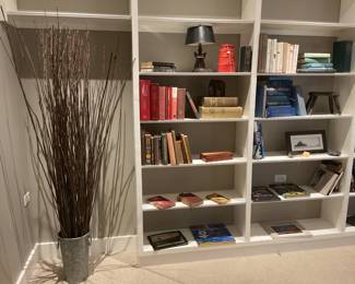 Antique books and decor