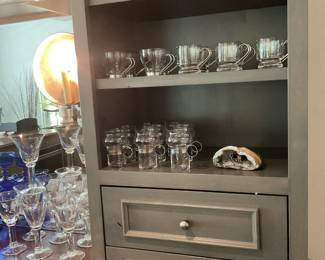 Espresso and small charming glass sets