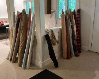 Upholstery fabric bolts