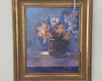 Original framed Sara Parker artwork