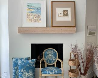 Beautiful blue and white beach themed items