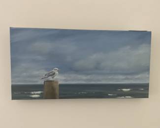 Original artwork by Steve McMillan “Lake Guardian”, oil on canvas 