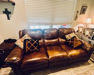 Leather sofa