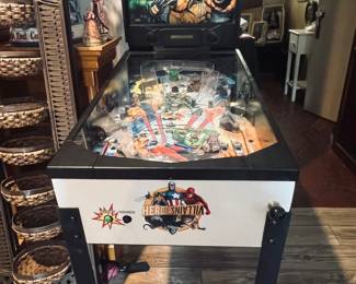 Marvel pinball machine