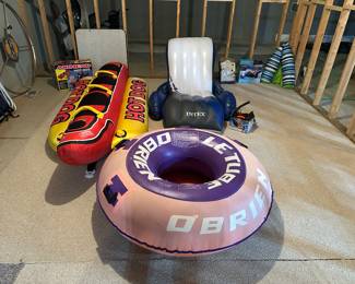 Boating tubes and floaties